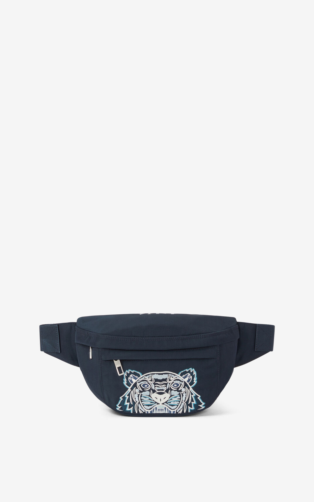 Kenzo Canvas Kampus Tiger Belt Bag Blue For Mens 0364PXGSN